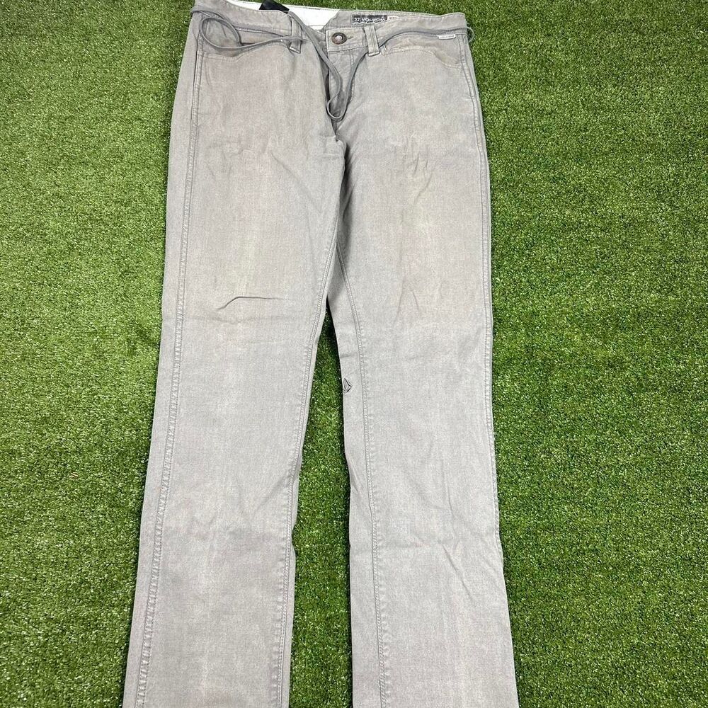 Volcom Men's Grey and Blue Jeans